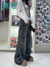 Lunivop Woman Old Money Jeans Dark Academia Denim New Trend Pants Coquette Aesthetics American